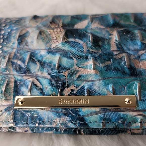 NWT ✨ BRAHMIN 2 SET Designer Purse Bag Wallet NWT Melbourne Italian Leather - Picture 3 of 15